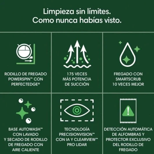 Aspirador Robô com Mopa iRobot Roomba Max 705 Combo Com Esvaziamento Automatico Navegação LiDAR 175x Potência Com IA Controlo por Voz
