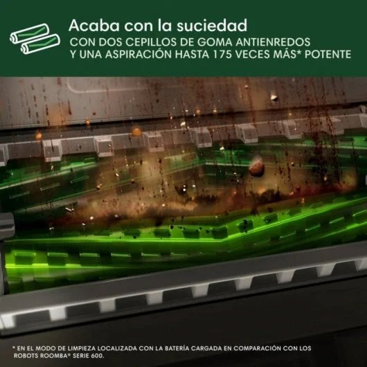 Aspirador Robô com Mopa iRobot Roomba Max 705 Combo Com Esvaziamento Automatico Navegação LiDAR 175x Potência Com IA Controlo por Voz