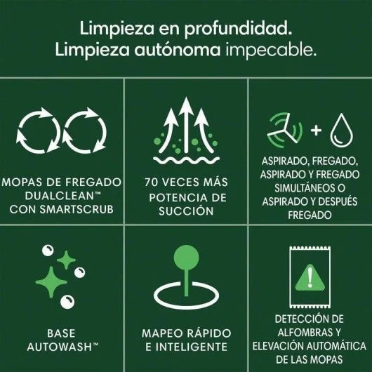 Aspirador Robô com Mopa iRobot Roomba Plus 405 Combo Com Esvaziamento Automatico Navegação LiDAR 70x Potência de Sucção