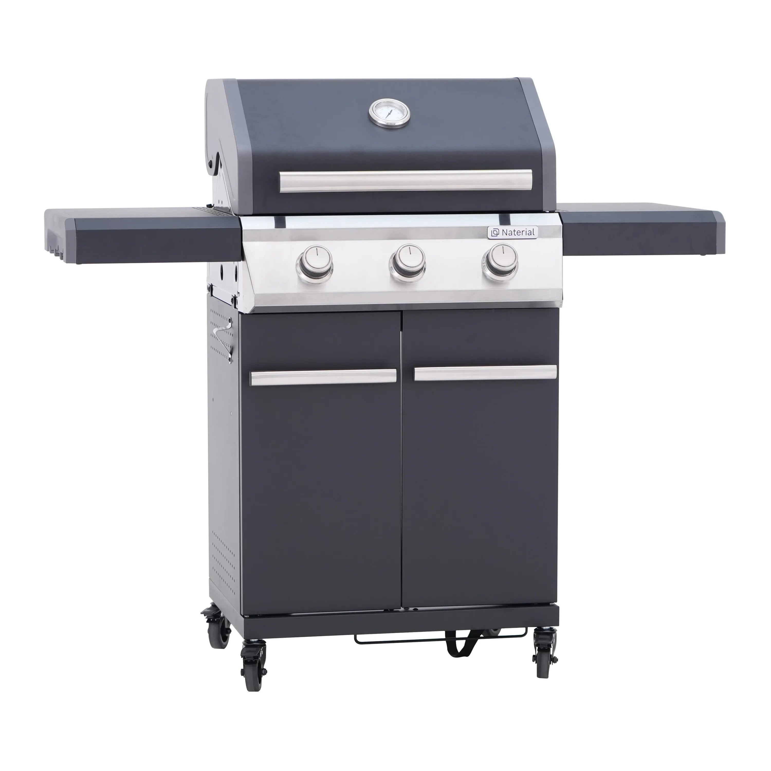 Barbecue a gás com 3 queimadores 128x53x115 cm Naterial Kenton II