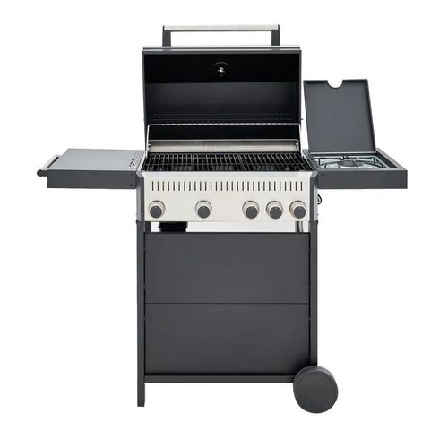 Barbecue a gás com 4 + 1 queimadores 125x49x104 cm C500