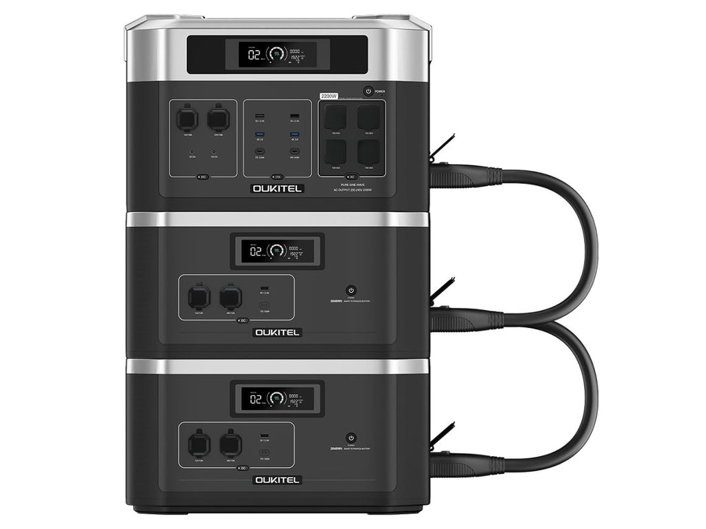 Estação De Energia Portátil Oukitel Bp2000 2048wh 2200w Ups 2000w Bateria Lifepo4 Gerador Solar