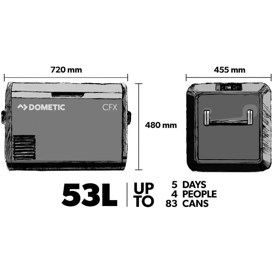 Frigorífico portátil de compressão CFX3 55 IM