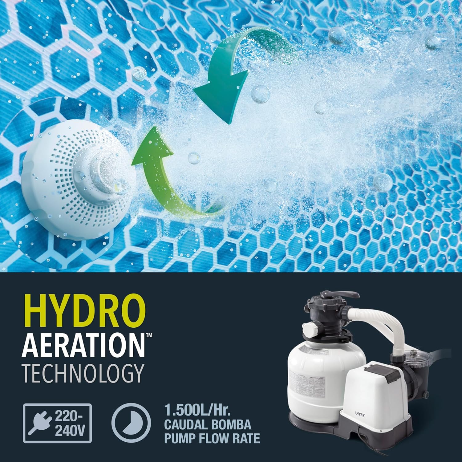 INTEX 55220 - Piscina Desmontável Retangular Ultra XTR Frame 549x274x132 + depuradora