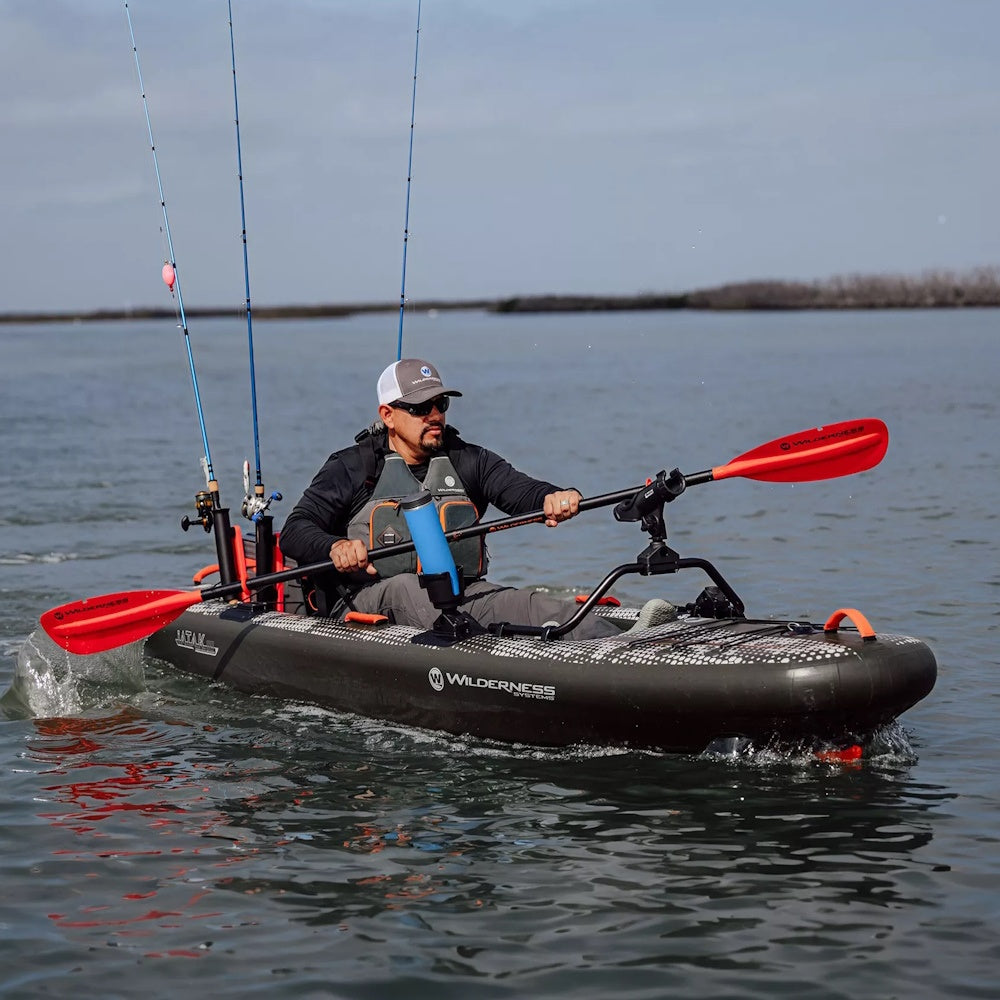 Kayak insuflável pesca dropstitch Wilderness iAtak 110