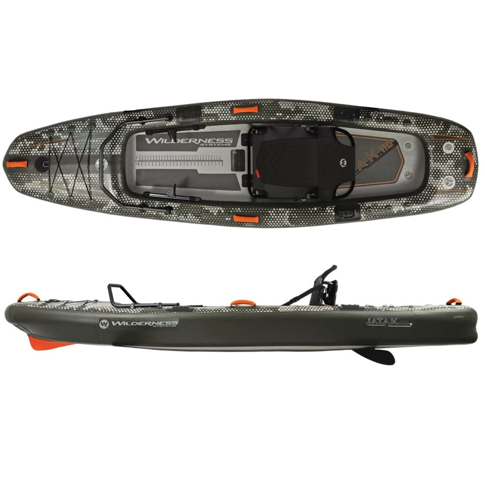 Kayak insuflável pesca dropstitch Wilderness iAtak 110