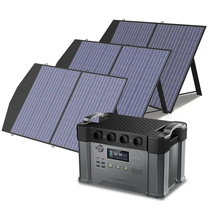 Kit Gerador Solar ALLPOWERS 2400W (S2000 Pro + Painel Solar SP027 100W)