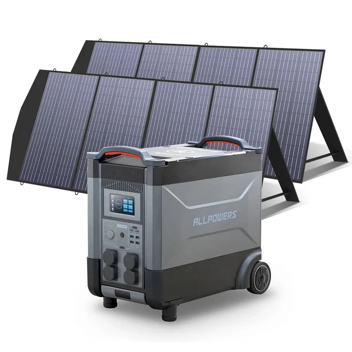Kit Gerador Solar ALLPOWERS 4000W (R4000 + Painel Solar SP033 200W)