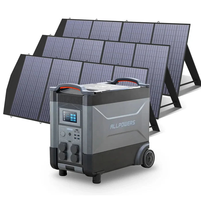 Kit Gerador Solar ALLPOWERS 4000W (R4000 + Painel Solar SP033 200W)
