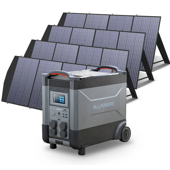 Kit Gerador Solar ALLPOWERS 4000W (R4000 + Painel Solar SP033 200W)