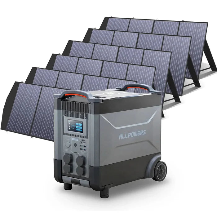 Kit Gerador Solar ALLPOWERS 4000W (R4000 + Painel Solar SP033 200W)