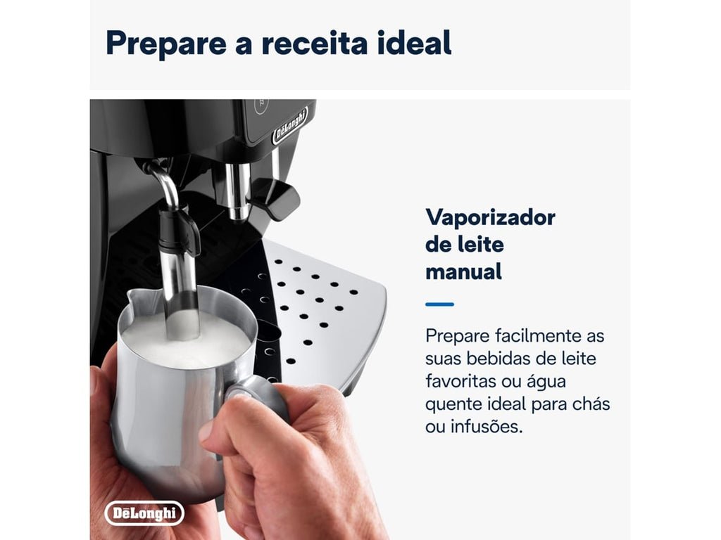 Máquina de Café Automática DELONGHI ECAM220.21.B Magnifica start (15 bar - 13 Níveis de Moagem)