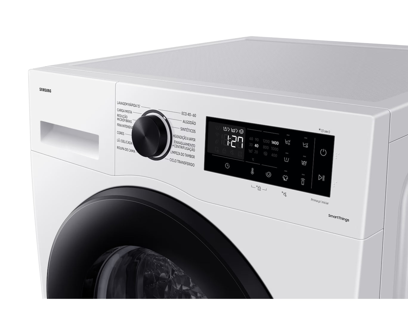 Máquina de Lavar Roupa 9kg EcoBubble™, Modo Energia IA