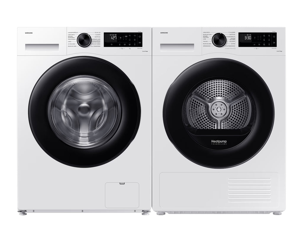 Máquina de Lavar Roupa 9kg EcoBubble™, Modo Energia IA