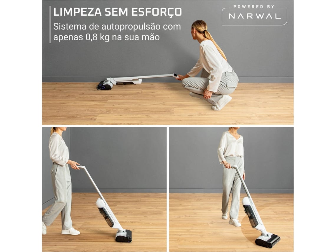 Máquina de Limpeza ROWENTA X-Clean 10 GZ7035WO | Lava e Aspira | Sistema autolimpeza e autosecagem (Autonomia 60 min - Branco)