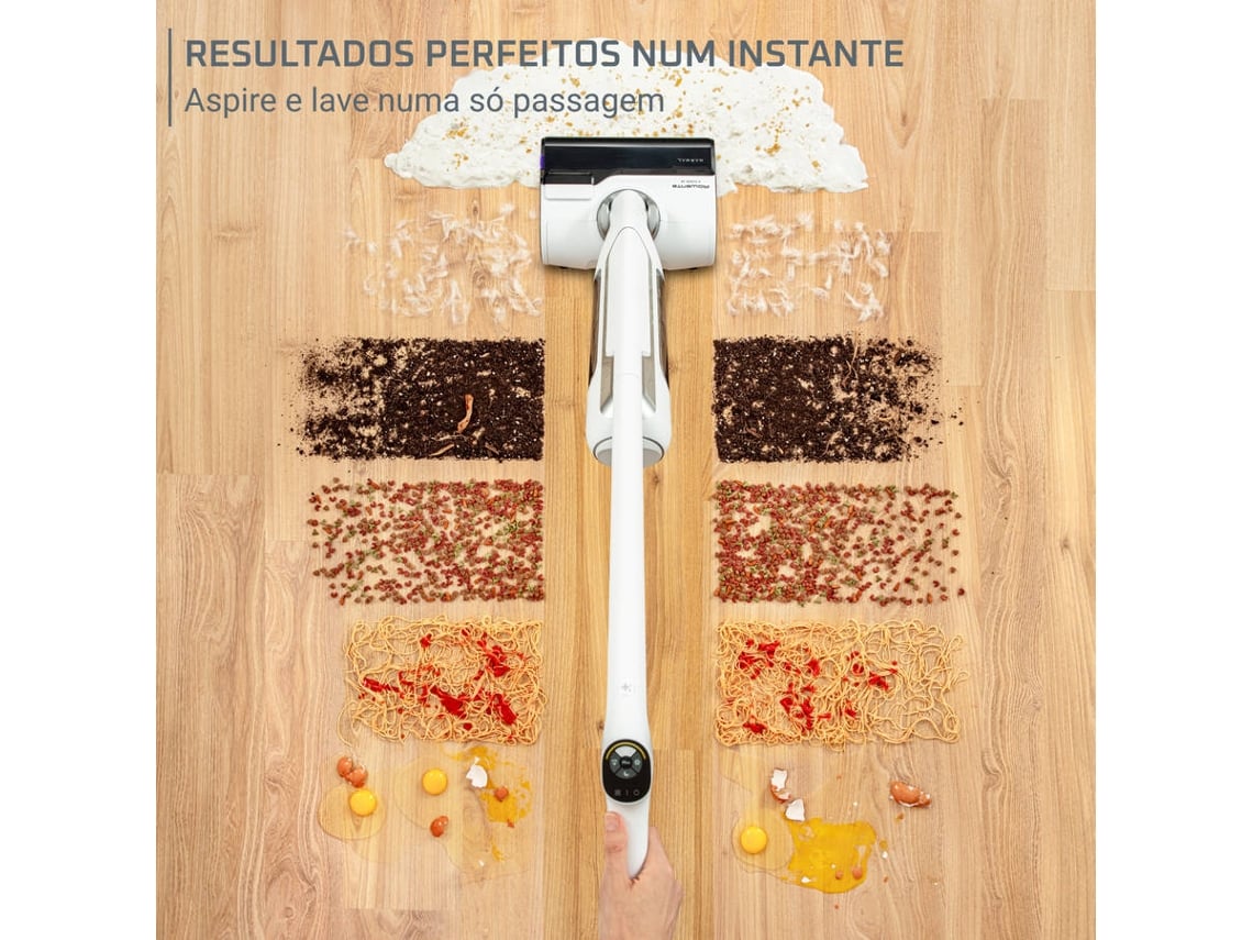 Máquina de Limpeza ROWENTA X-Clean 10 GZ7035WO | Lava e Aspira | Sistema autolimpeza e autosecagem (Autonomia 60 min - Branco)