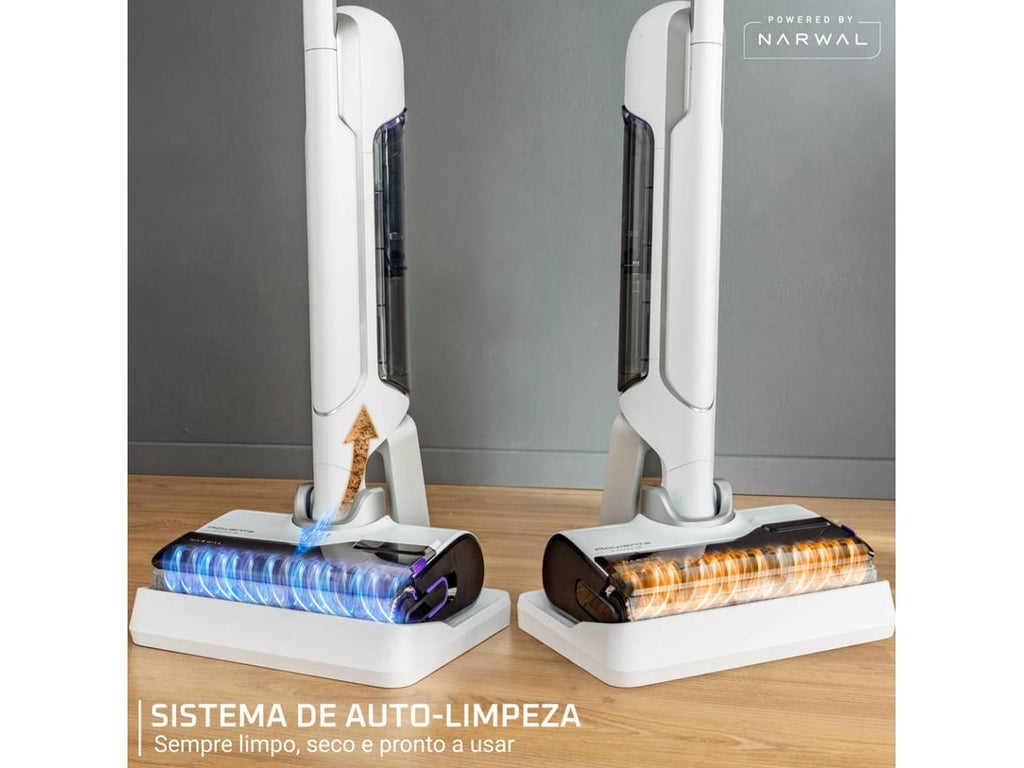 Máquina de Limpeza ROWENTA X-Clean 10 GZ7035WO | Lava e Aspira | Sistema autolimpeza e autosecagem (Autonomia 60 min - Branco)