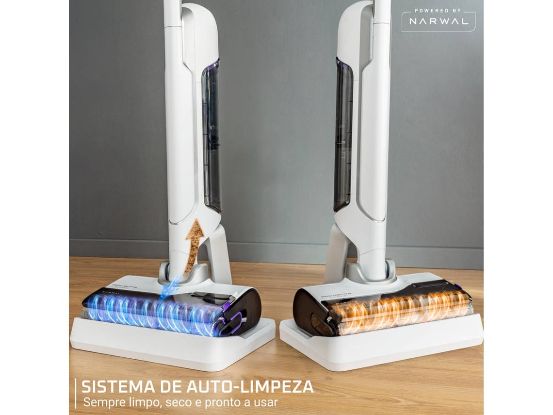 Máquina de Limpeza ROWENTA X-Clean 10 GZ7035WO | Lava e Aspira | Sistema autolimpeza e autosecagem (Autonomia 60 min - Branco)