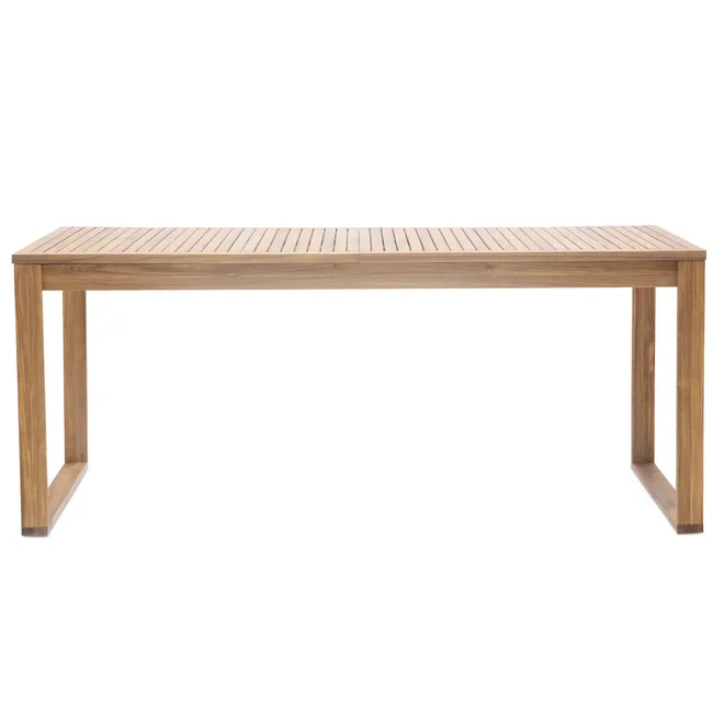 Mesa para jardim extensível 180240 cm castanho Naterial