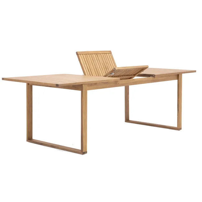 Mesa para jardim extensível 180240 cm castanho Naterial