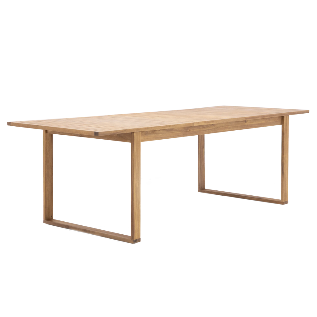 Mesa para jardim extensível 180240 cm castanho Naterial