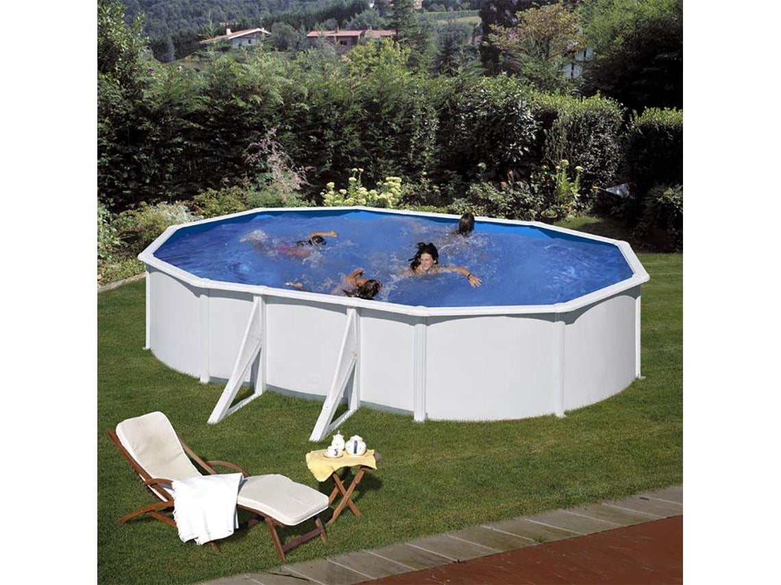 Piscina Elevada Gre Desmontável Fidji Ovalada 610x375x120