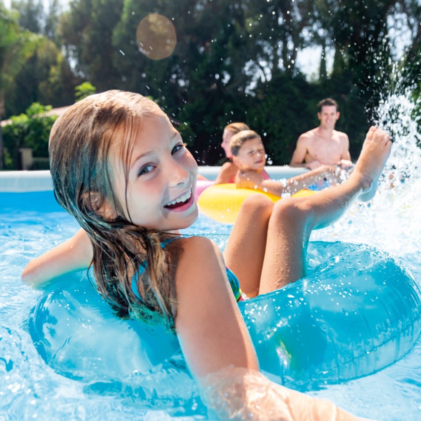 Piscina retangular Prism Frame 5 metros com bomba