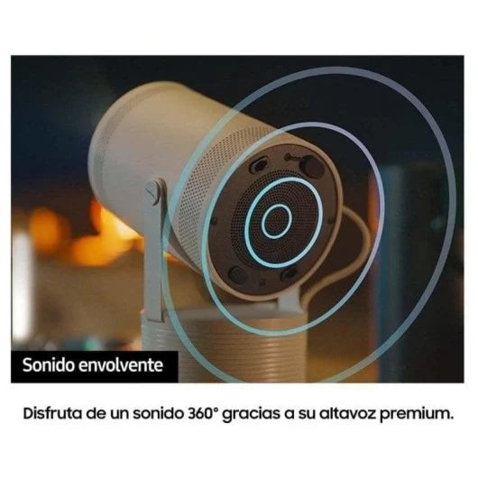 Projetor Samsung The Freestyle 2nd Gen FullHD 100 LED Smart TV HDR Portátil