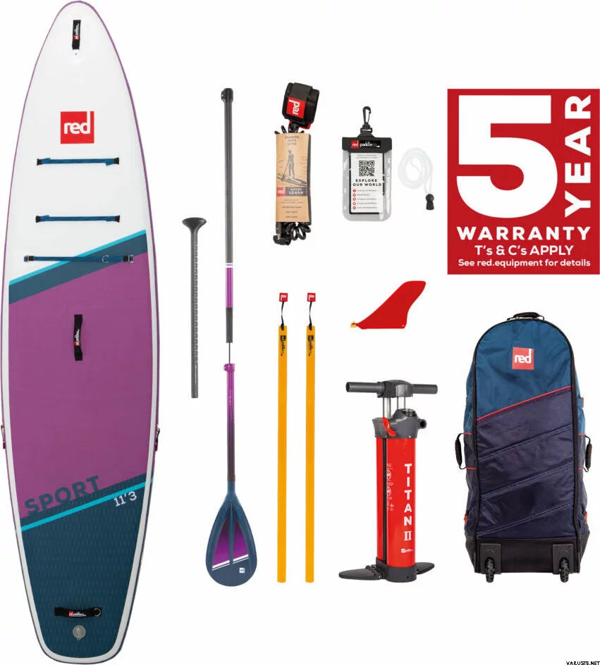 Red Paddle Co Sport 11'3" x 32" package