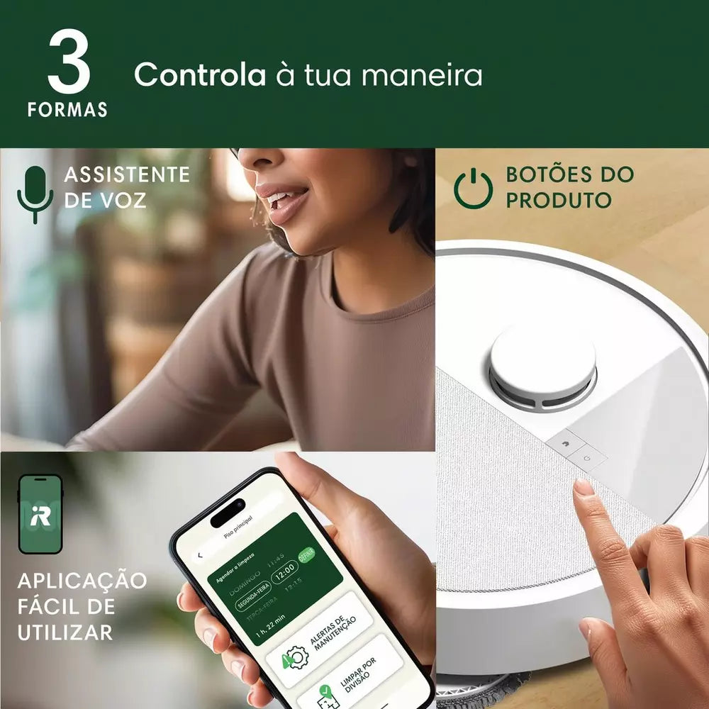Roomba® Combo 405 Plus + Base AutoWash™ – Branco