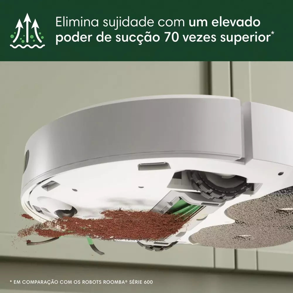 Roomba® Combo 405 Plus + Base AutoWash™ – Branco