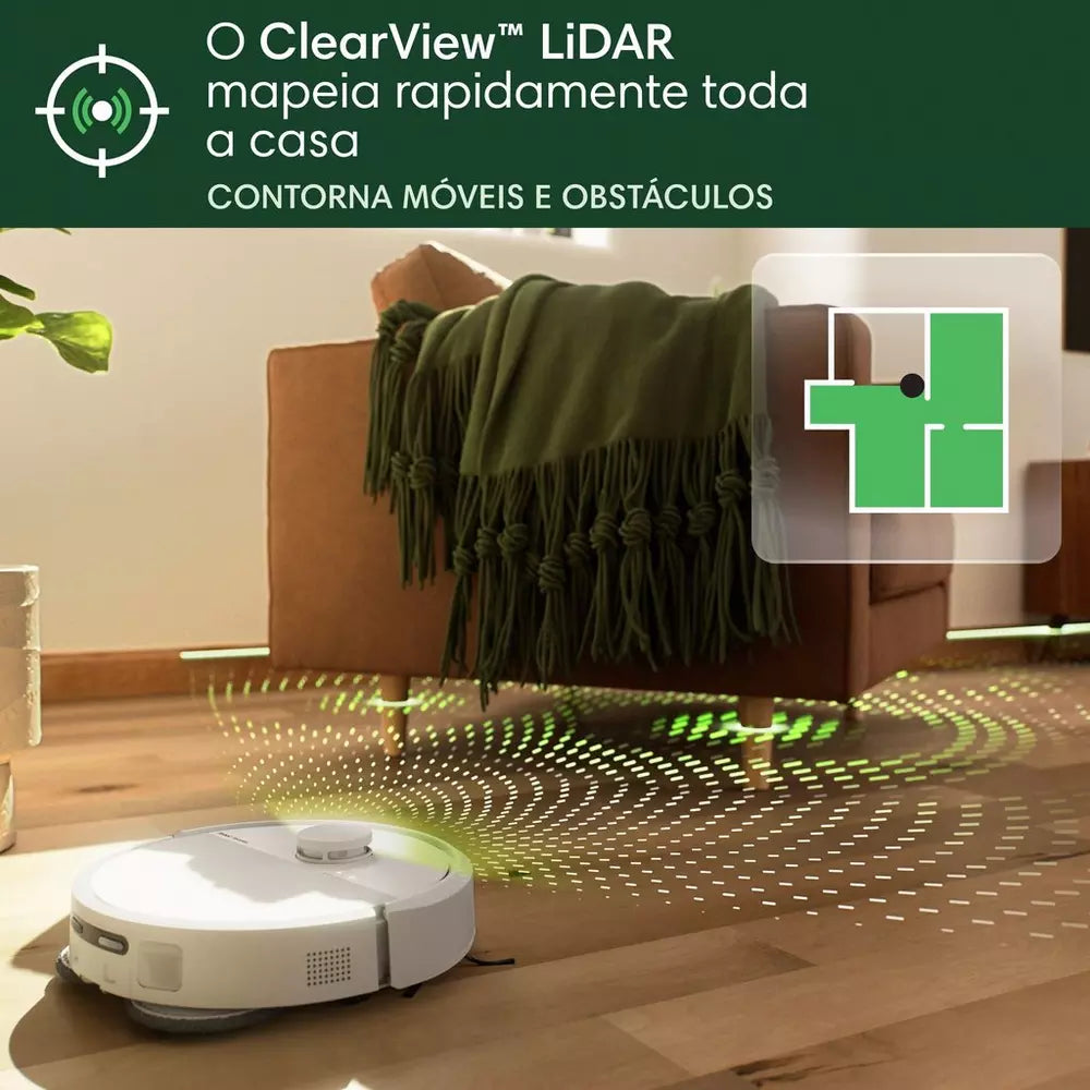 Roomba® Combo 405 Plus + Base AutoWash™ – Branco
