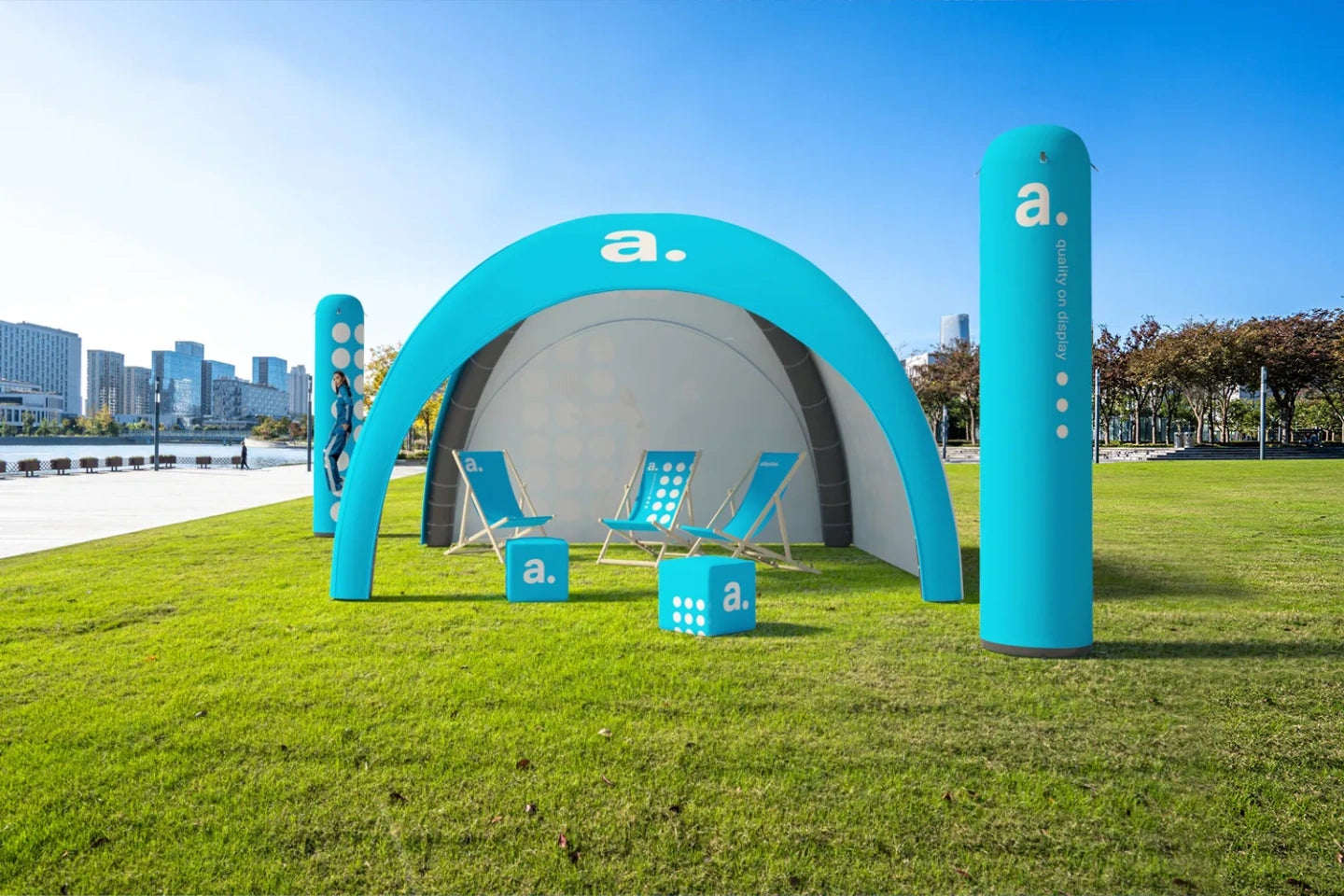 Tenda insuflável para publicidade - adTent Air premium